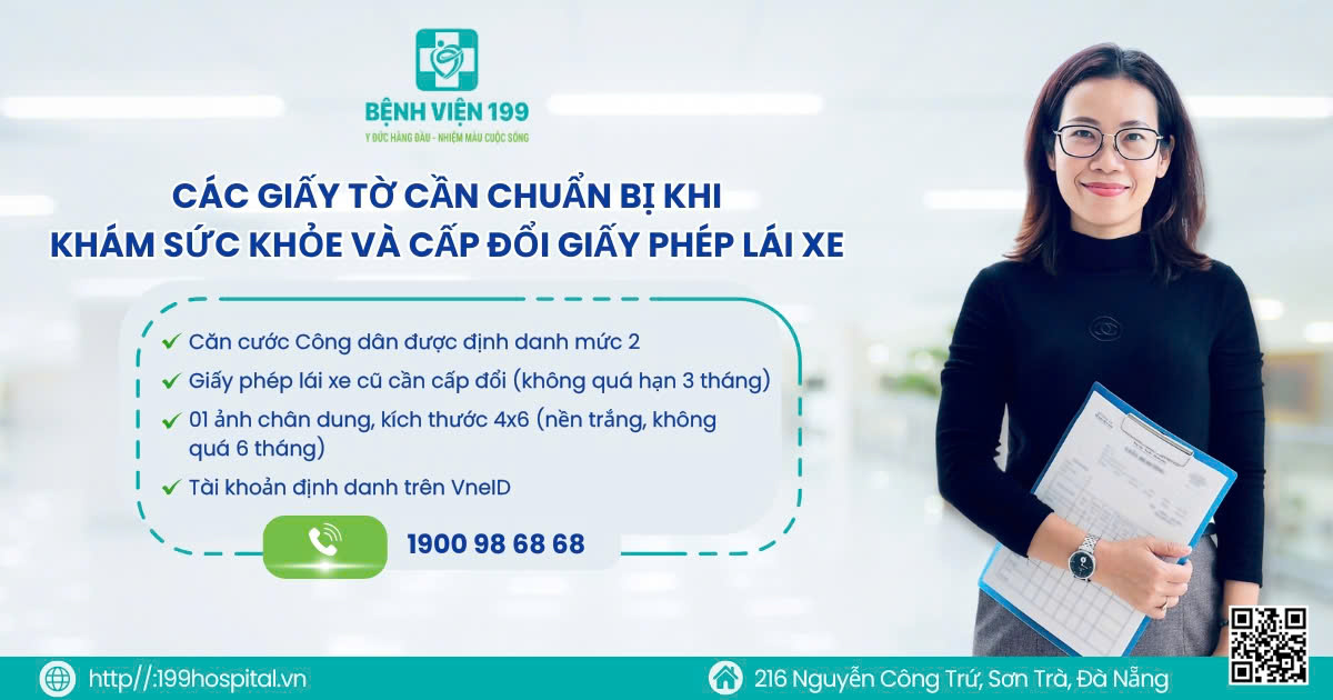 Các giấy tờ cần chuẩn bị khi khám sức khỏe và cấp đổi giấy phép lái xe