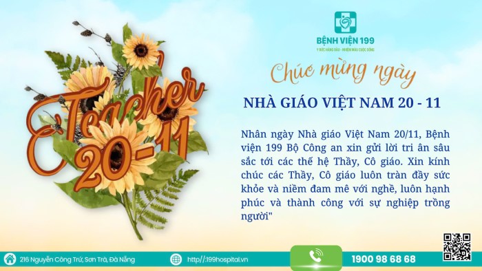 Bệnh viện 199 chúc mừng ngày Nhà giáo Việt Nam 20.11