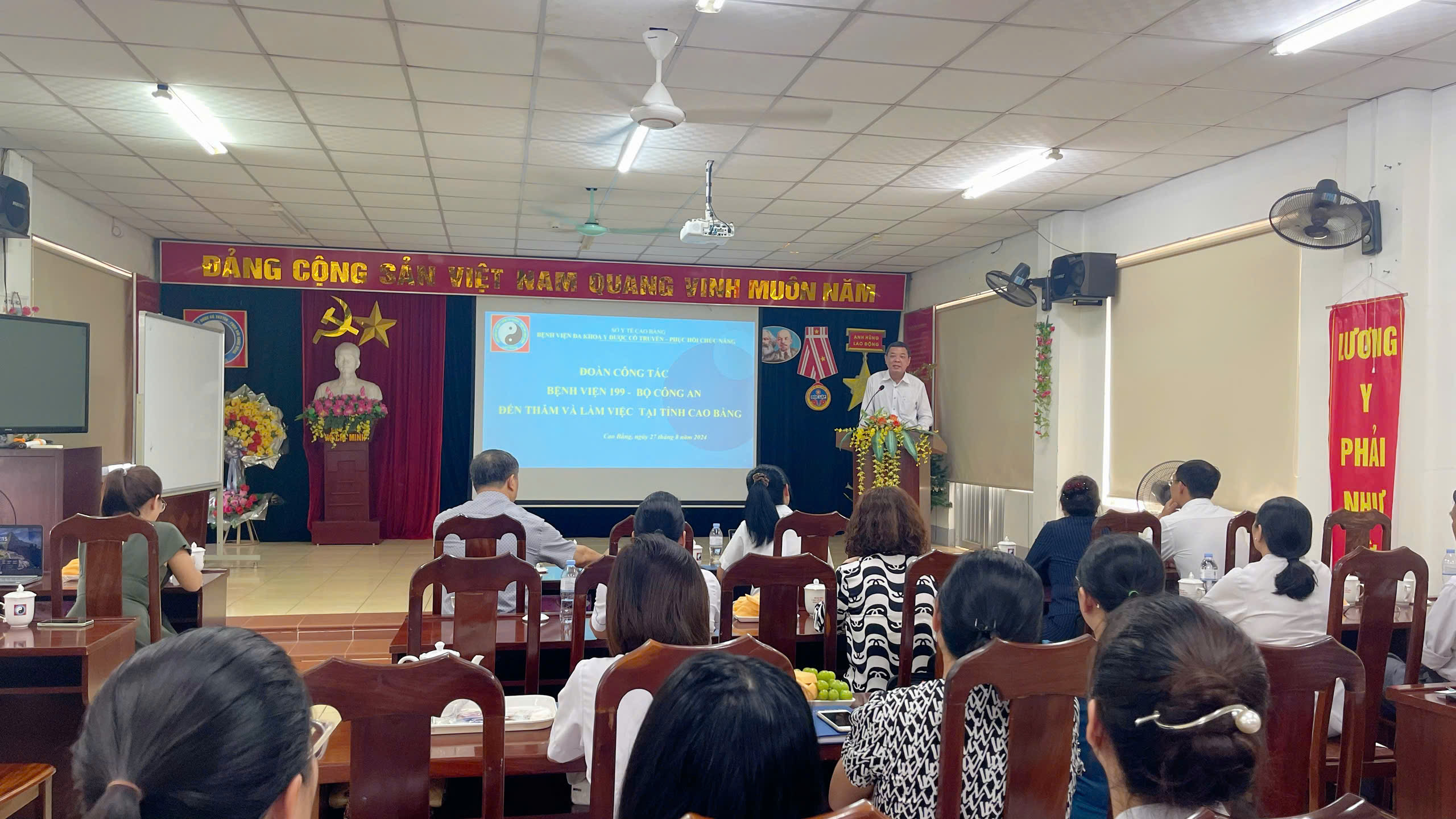 Bệnh viện 199 đảm bảo công tác Y tế phục vụ Hội nghị quốc tế lần thứ 8 của Mạng lưới Công viên địa chất toàn cầu UNESCO khu vực Châu Á -Thái Bình Dương năm 2024 tổ chức tại Cao Bằng