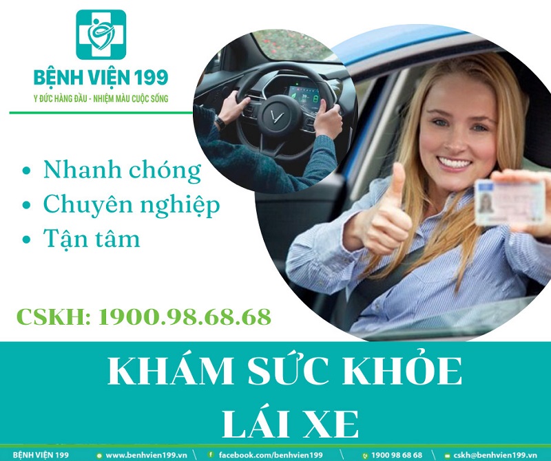 Khám sức khỏe lái xe