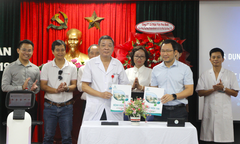 Ký kết hợp tác về ứng dụng chuyển đổi số và trí tuệ nhân tạo trong Y tế giữa Bệnh viện 199 và Công ty cổ phần Phenikaa –X