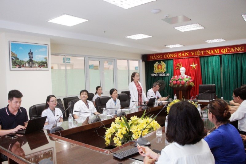 Bệnh viện 199 đón tiếp Team Khu công nghiệp đến tham quan, trao đổi hợp tác 